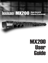 Lexicon MX200-16 User manual