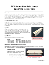 UVP 3UV Series Handheld Lamp Owner's manual