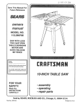 Craftsman 113298760 Owner's manual