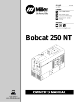 Miller BOBCAT 250 NT ONAN Owner's manual