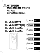 Mitsubishi FR-F540-45K User manual