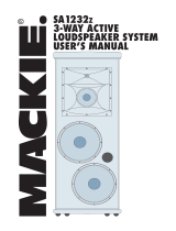 Mackie SA1232Z User manual