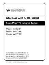 Williams Sound WIR 238 TV Talker User manual