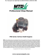 MTD P90 Series User manual