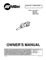 Miller MTXW 5001 ROBOT GUN Owner's manual