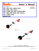 Tanaka TBC-250PF/PFD User manual