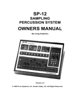 SP Studio Systems SP-12 User manual
