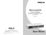 UNICOM Electric Micro-Switch/24 FEP-32024T User manual