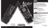 Cobra Digital CXR920 User manual