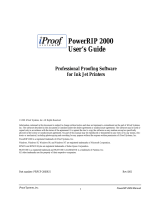 Epson PowerRIP Stylus Pro XL User guide