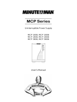 Minuteman MCP 1000i User manual