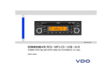 VDO CD 9303UB-CV - Owner's manual