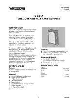 Valcom V-1101A User manual