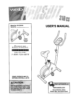 Weslo 310 CS User manual
