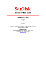 SanDisk SSD X100 User manual