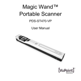 VuPoint Magic Wand PDS-ST470-VP User manual