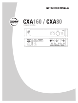EAW CXA160 / CXA80 User manual