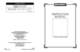 Breadman TR440 Owner's manual