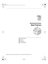 Ricoh 3725e/F530/LF311/3310L User manual