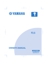 Yamaha F2.5B Owner's manual