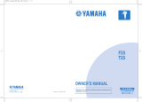 Yamaha T25 User manual