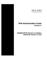 Secure Computing Sidewinder Version 5.1.0.02 User manual