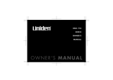 Uniden DCX770 - DCX 770 Cordless Extension Handset User manual
