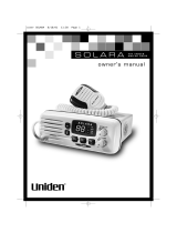Uniden SOLARA-BK Owner's manual
