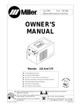 Miller Electric Maxstar 152 Owner's manual
