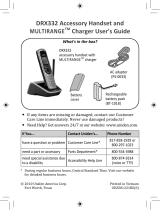 Uniden DRX332 User manual