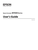 Epson ACULASER M7000N Owner's manual