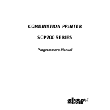 Star Micronics Star SCP700 Series User manual