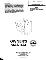 Miller MOTORIZED SLIDE Owner's manual