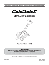 Cub Cadet 460 Series User manual