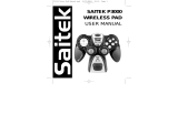 Saitek P3000 WIRELESS PAD User manual