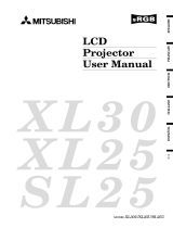 Mitsubishi XL25U ColorView User manual