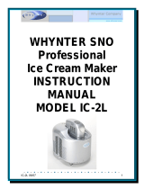 Whynter T-1 User manual