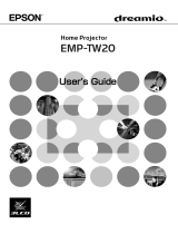 Epson Europe EMP-TW20 User manual