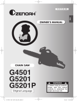 Zenoah G4501P Owner's manual