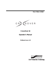 Ross CrossOver 16 User manual
