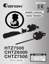 Zenoah HTZ7500 Owner's manual