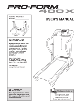 ProForm 16.0q Treadmill User manual