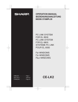 Sharp CE-LK2 Owner's manual