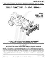 Cub Cadet 600 User manual