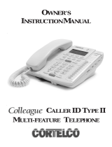 Cortelco CALLER ID TYPE II User manual