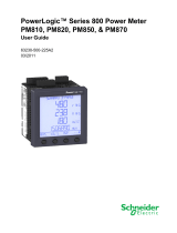 Schneider Electric PM810 User manual