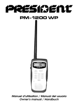 PRESIDENT PM 1200 WP Owner's manual