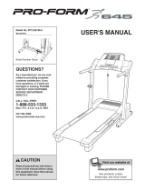 Pro-Form FTL59106.0 User manual