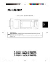 Sharp R-22AM User manual
