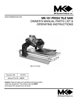 MK Diamond Products MK-101 PRO24 Owner's manual